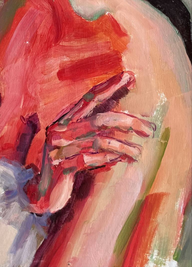 Original Abstract Expressionism Women Painting by Olena Batchenko