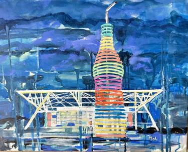 Original Architecture Paintings by Maryann Walls