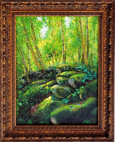 Original Impressionism Landscape Paintings by Mehmet Aslışen