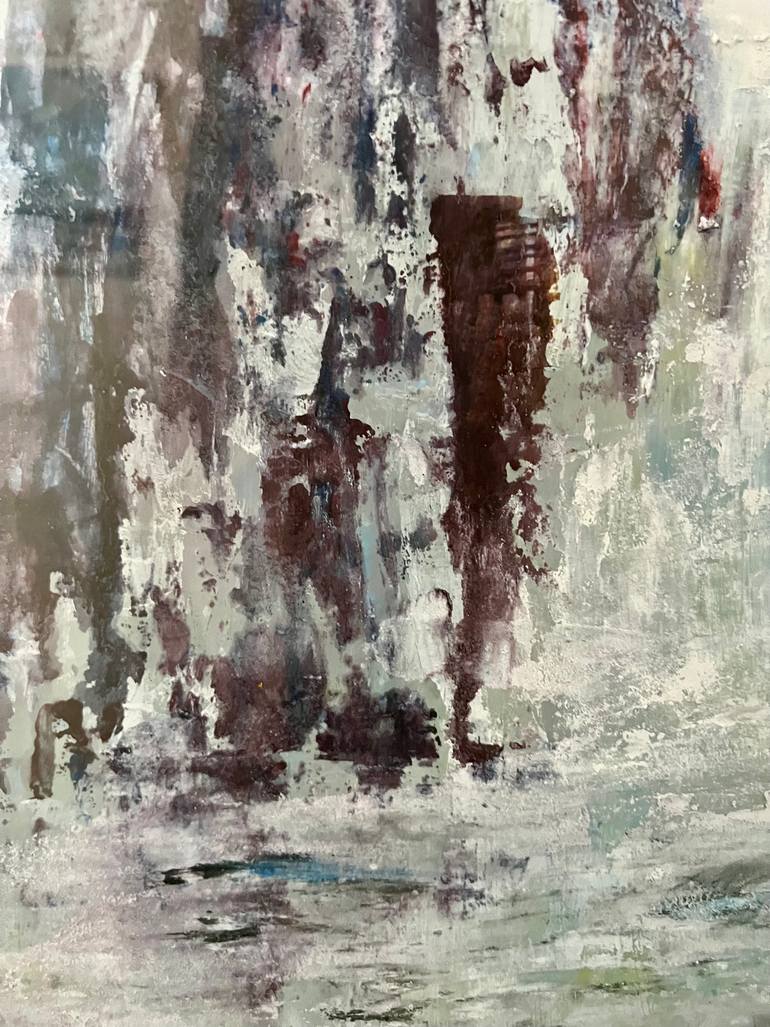 Original Abstract Expressionism Landscape Painting by Hilary Marsh