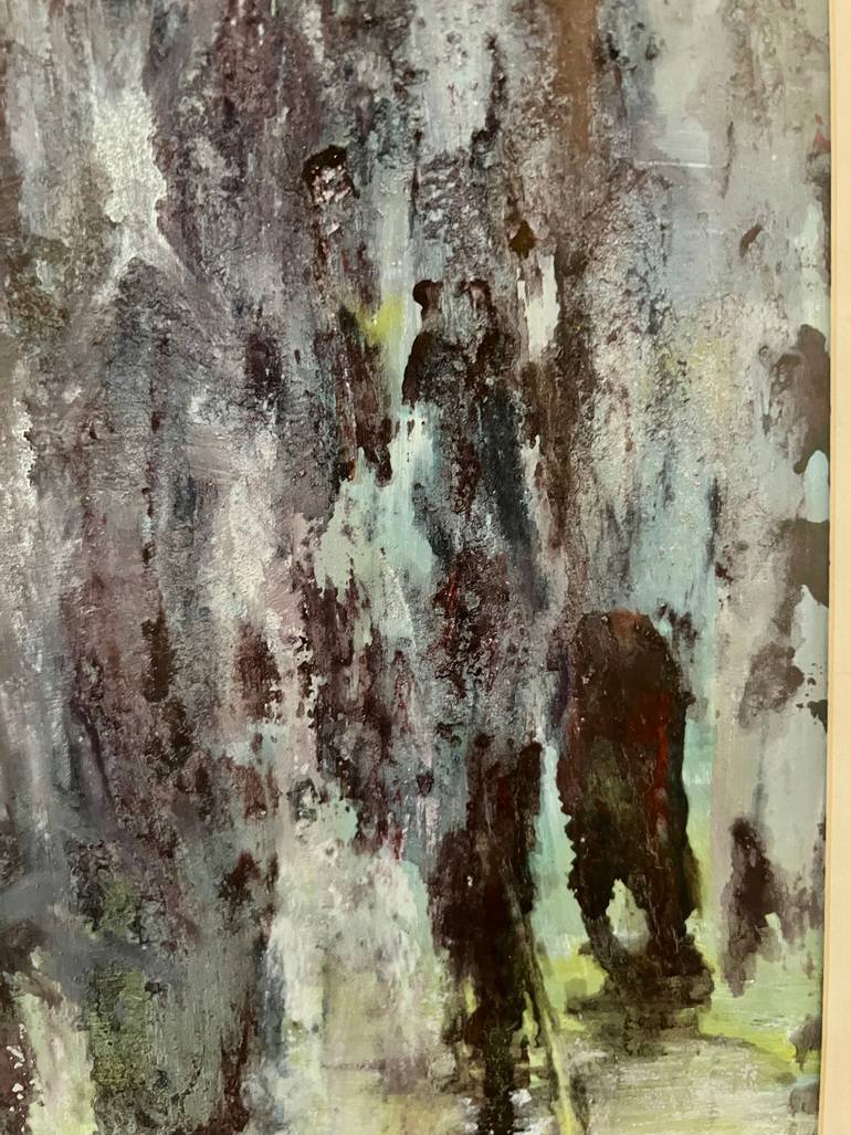 Original Abstract Expressionism Landscape Painting by Hilary Marsh
