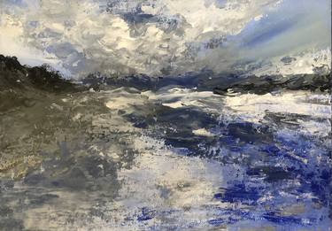 Original Impressionism Seascape Paintings by Hilary Marsh