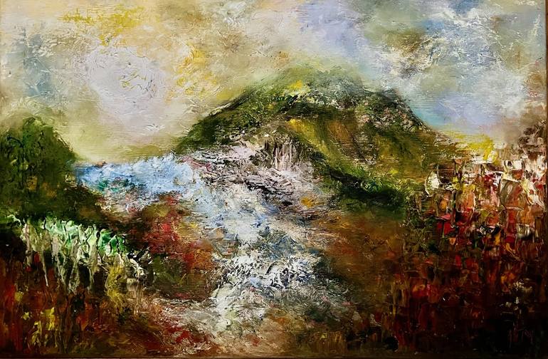 Print of Abstract Expressionism Abstract Paintings by Hilary Marsh
