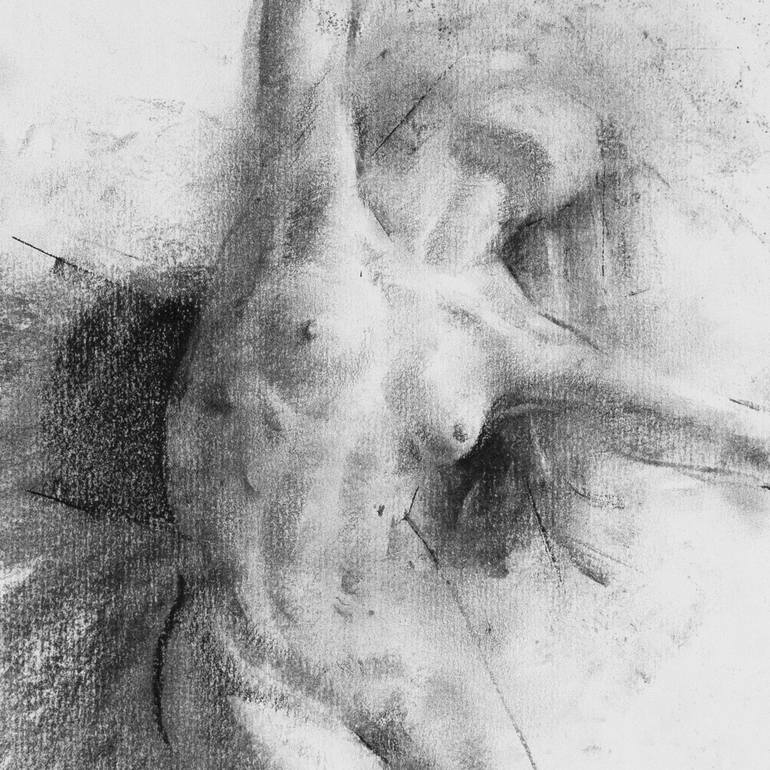 Original Body Drawing by stephen molyneaux