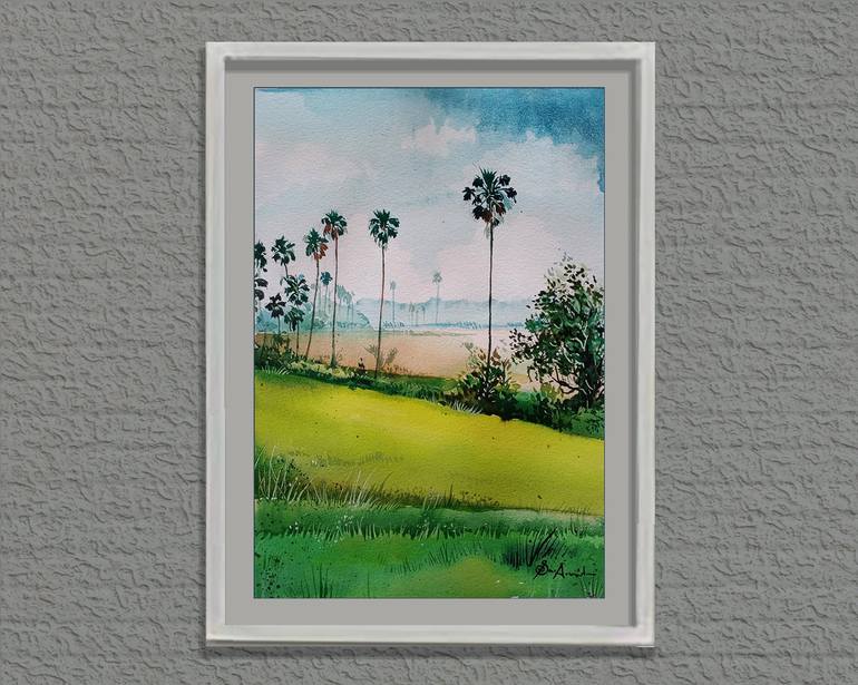 Original Street Art Nature Painting by Sui Anand