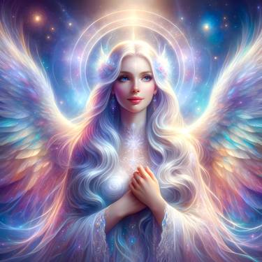 Print of Contemporary Religion Digital by Luminous Prosperity