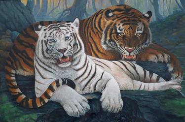 Original Realism Animal Paintings by Agus Kayol