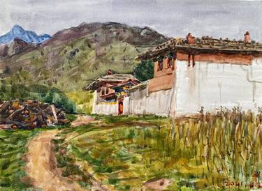 Original Landscape Painting by Shuduo Qu