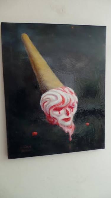 Original Food Painting by Simon Cain-O'Grady