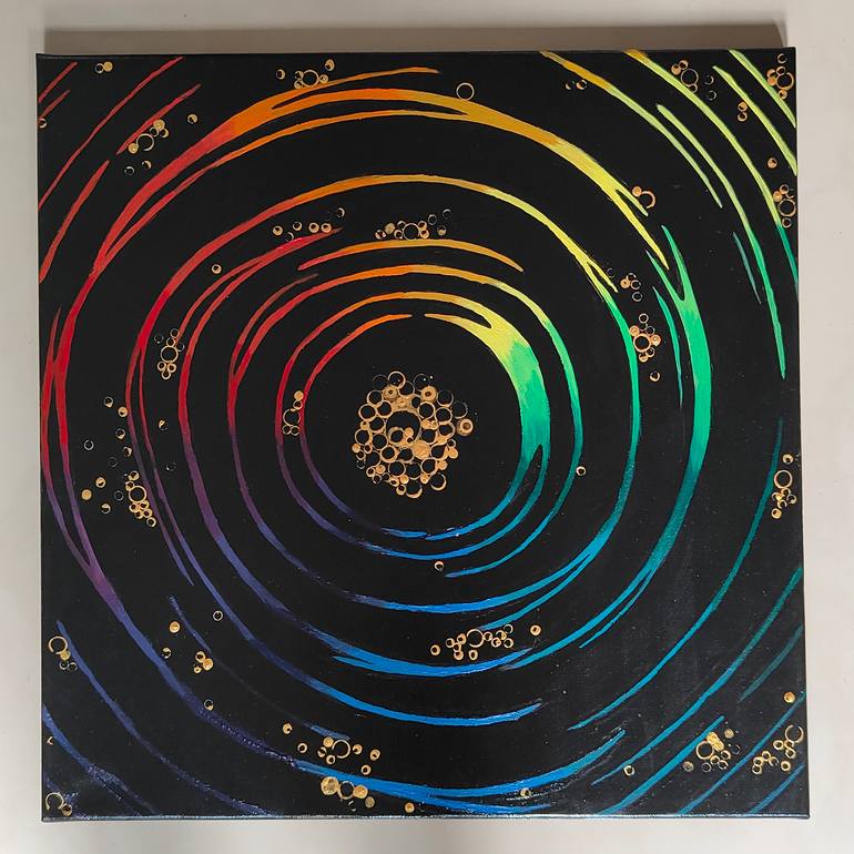 Original Modernism Abstract Painting by Kasturi Kolambkar