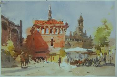 Original Expressionism Architecture Paintings by Mrudul Mankame