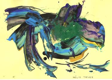 Print of Abstract Expressionism Animal Drawings by Hélio Tafner