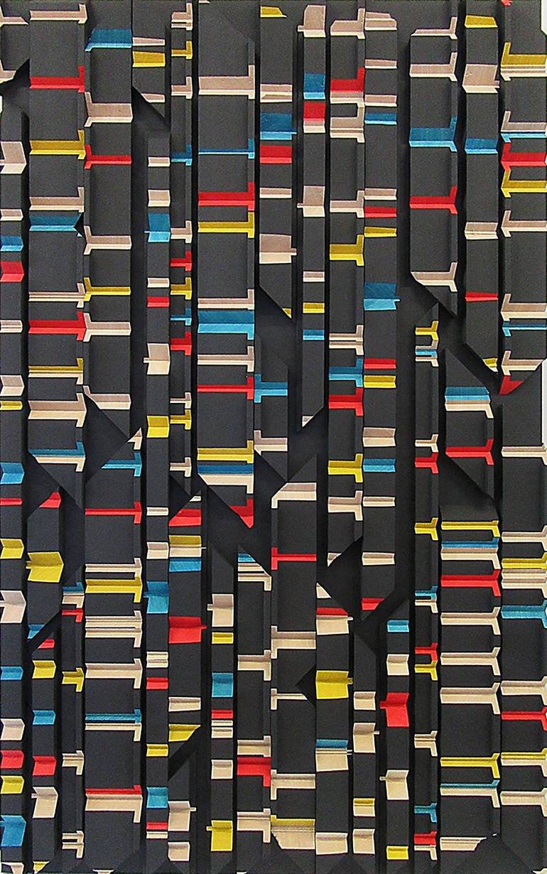 Original Algorithmic Abstract Sculpture by Frank Murri