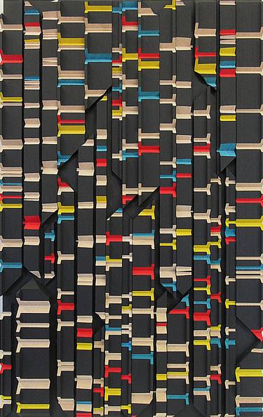 Original Algorithmic Abstract Sculpture by Frank Murri