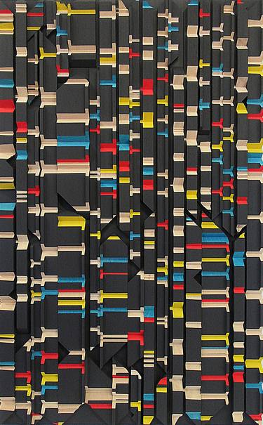 Original Algorithmic Abstract Sculpture by Frank Murri