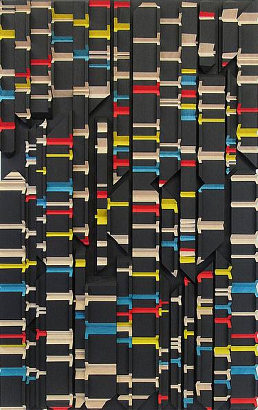 Original Algorithmic Abstract Sculpture by Frank Murri