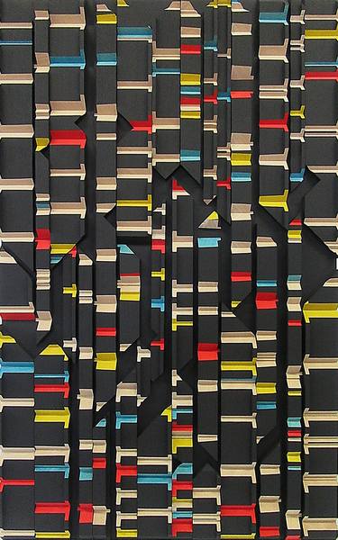 Original Geometric Abstract Sculpture by Frank Murri