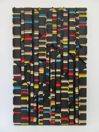 Original Geometric Abstract Sculpture by Frank Murri