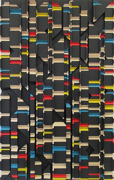 Original Algorithmic Abstract Sculpture by Frank Murri