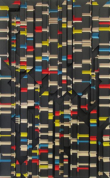 Original Algorithmic Abstract Sculpture by Frank Murri