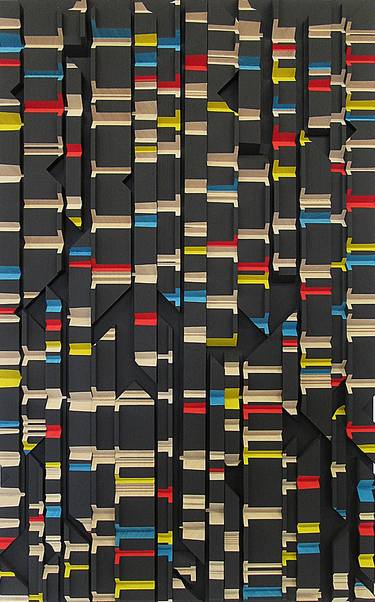 Original Algorithmic Abstract Sculpture by Frank Murri