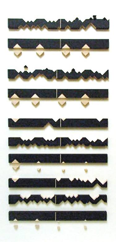 Original Geometric Abstract Sculpture by Frank Murri
