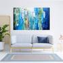 Blue Wall Art Oversize Canvas Wall Art