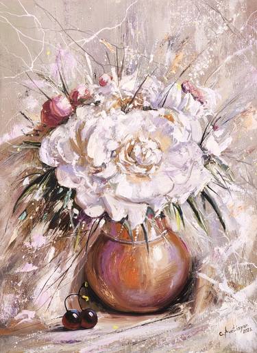 Original Realism Floral Paintings by Garik Avetisyan