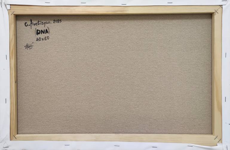 Original Algorithmic Abstract Painting by Garik Avetisyan