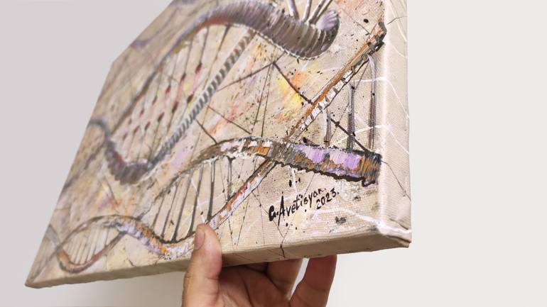 Original Algorithmic Abstract Painting by Garik Avetisyan