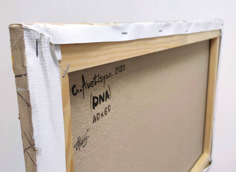 Original Algorithmic Abstract Painting by Garik Avetisyan