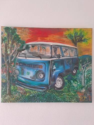 Original Impressionism Car Paintings by Pieter van Niekerk