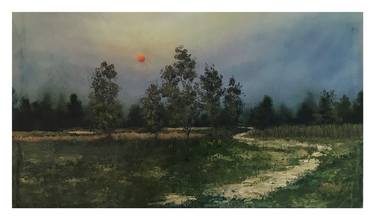 Print of Landscape Paintings by Esha Hasan