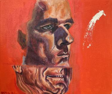 Original Expressionism Men Paintings by George Oates