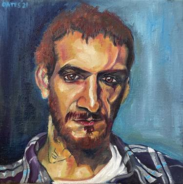 Original Portraiture Men Paintings by George Oates