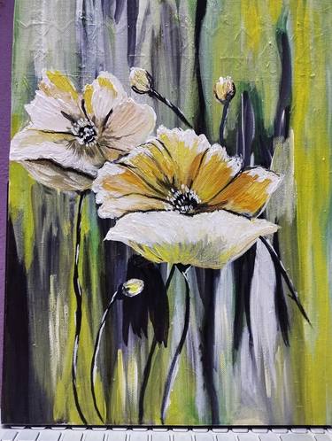 Original Abstract Floral Paintings by Minakshi Mishra