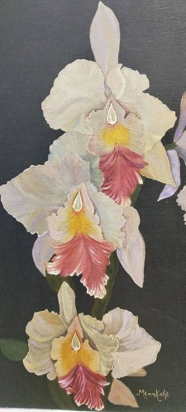 Original Photorealism Floral Paintings by Minakshi Mishra