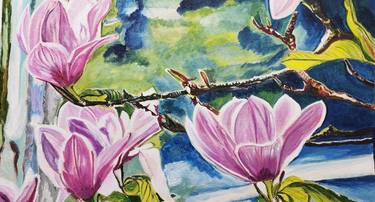 Original Floral Painting by Minakshi Mishra