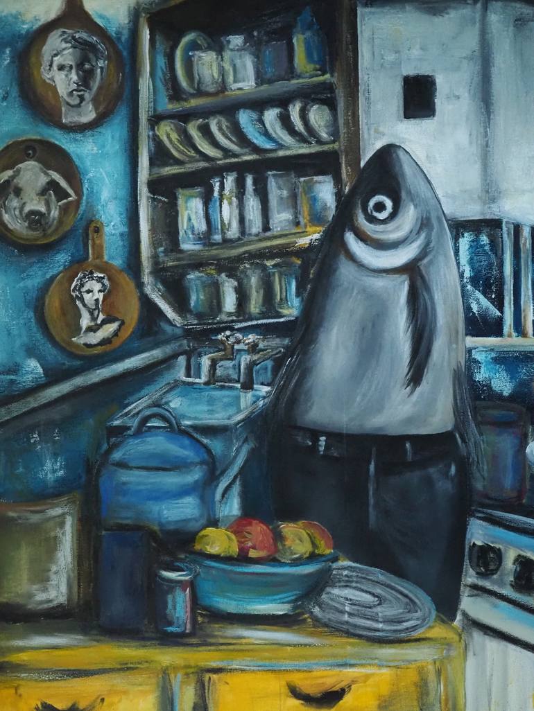 Original Contemporary Food & Drink Painting by Olga Schelisch