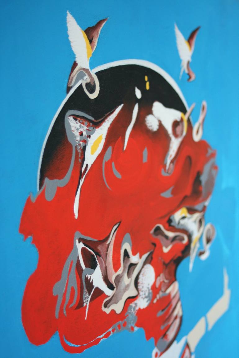 Original Abstract Painting by Süheyla Mühürdar