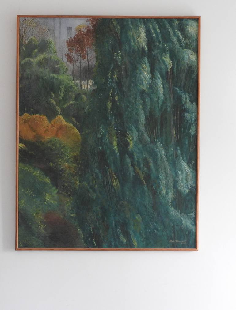 Original Impressionism Landscape Painting by Piotr Konczarek