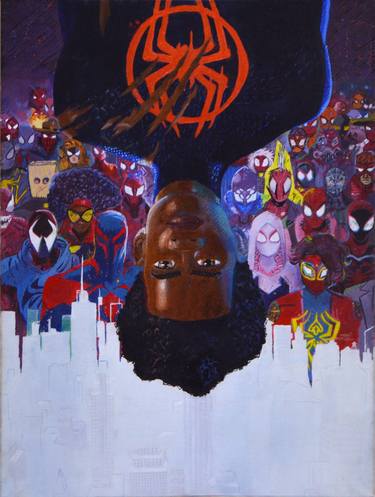 Original Abstract Expressionism Pop Culture/Celebrity Paintings by Yousef Yasein