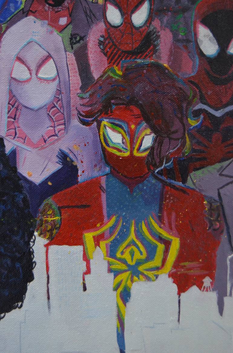 Original Abstract Expressionism Pop Culture/Celebrity Painting by Yousef Yasein