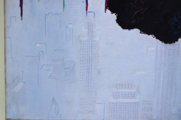 Original Abstract Expressionism Pop Culture/Celebrity Painting by Yousef Yasein