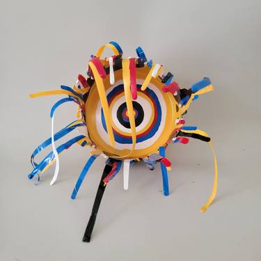 Original Dada Abstract Sculpture by Richard H Alpert