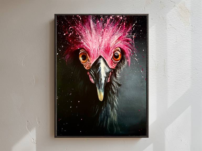 Original Contemporary Animal Mixed Media by Sam Biddle