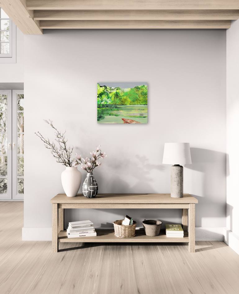 Original Abstract Landscape Painting by Taras Ros
