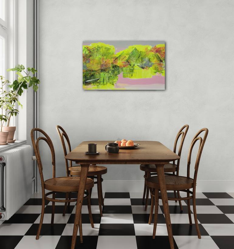 Original Abstract Expressionism Abstract Painting by Taras Ros