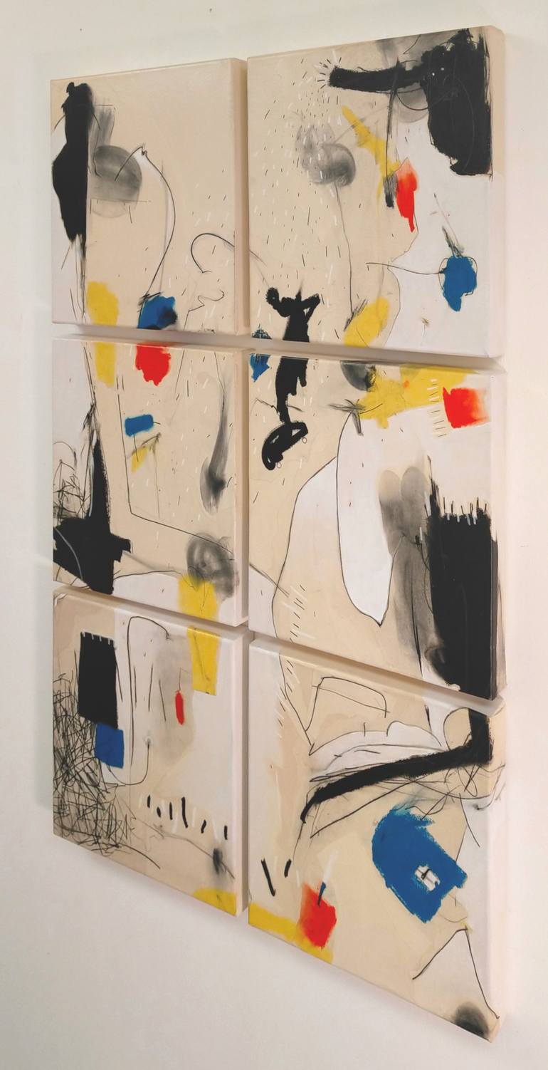 Original Abstract Expressionism Abstract Painting by Nenad Boharevic