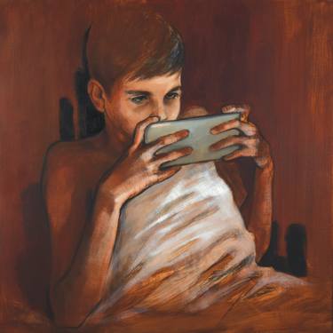 Original Figurative Children Paintings by Gergana Palikarska